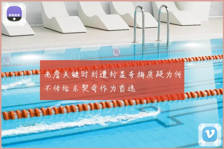 老詹关键时刻遭封盖夸梅质疑为何不传给东契奇作为首选