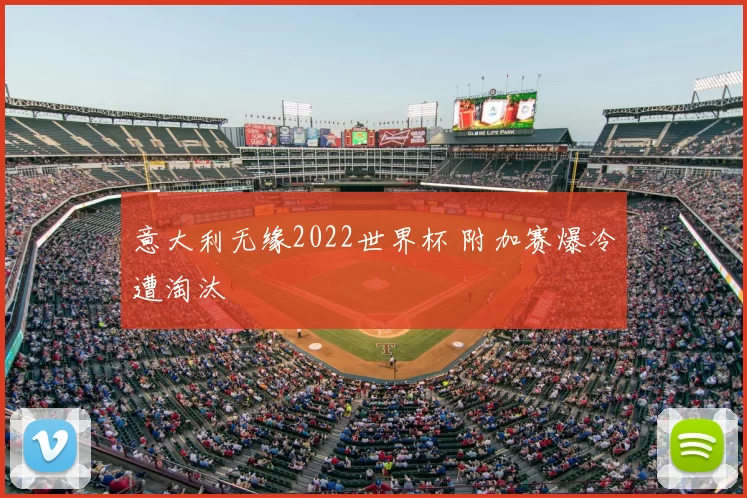 意大利无缘2022世界杯 附加赛爆冷遭淘汰
