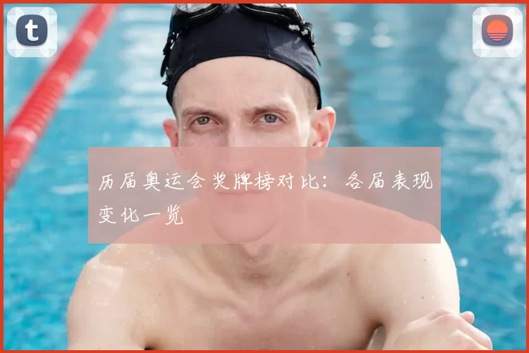 历届奥运会奖牌榜对比：各届表现变化一览