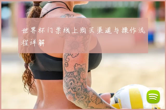 世界杯门票线上购买渠道与操作流程详解