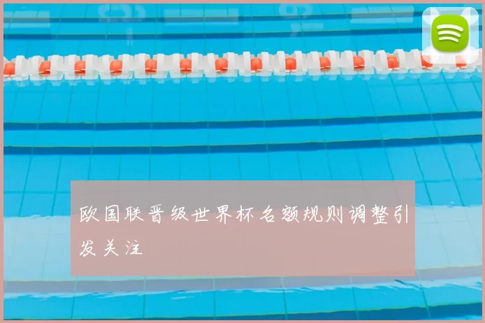 欧国联晋级世界杯名额规则调整引发关注