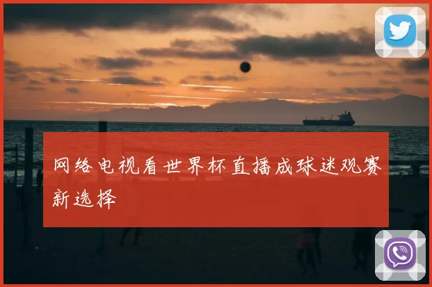 网络电视看世界杯直播成球迷观赛新选择